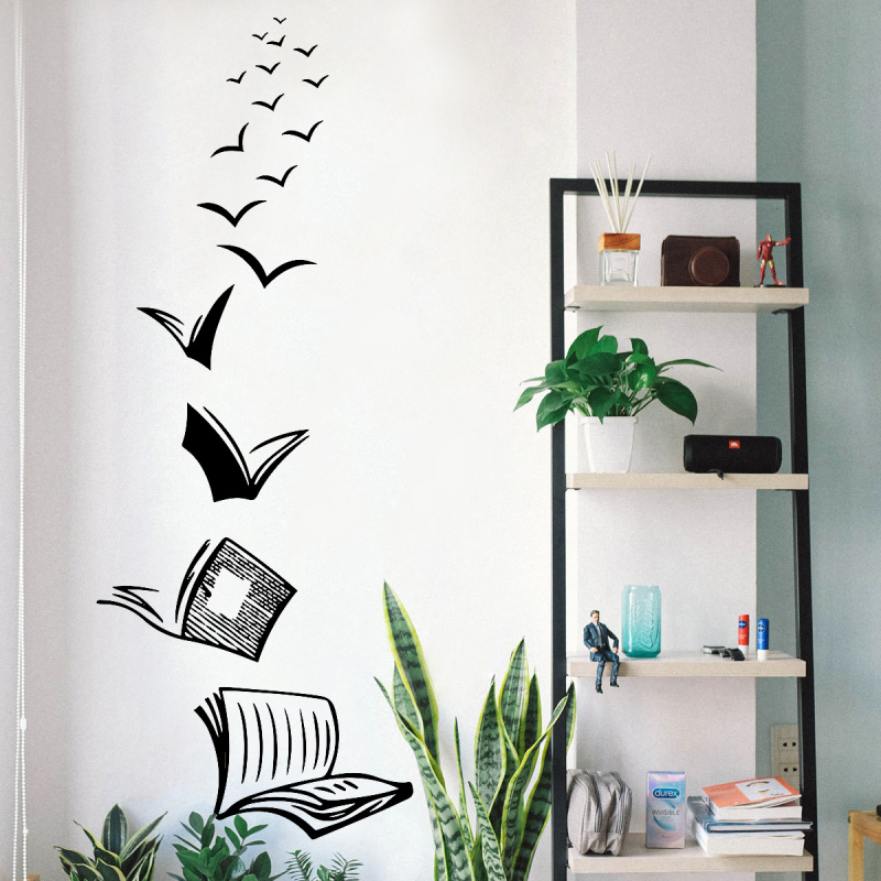 PVC dekorativna naljepnica za zid, samoljepljiva, 1 komad, moderni minimalistički stil, pogodna za dnevni boravak, učionicu, ulaz, balkon i trgovačke prostore