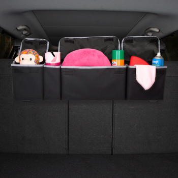 Τσάντα αποθήκευσης πορτμπαγκάζ αυτοκινήτου | κρεμάμενο σχέδιο, συμβατή με SUV, μεγάλη χωρητικότητα, αδιάβροχη, προσαρμοστική με εκτύπωση λογοτύπου, Oxford ύφασμα