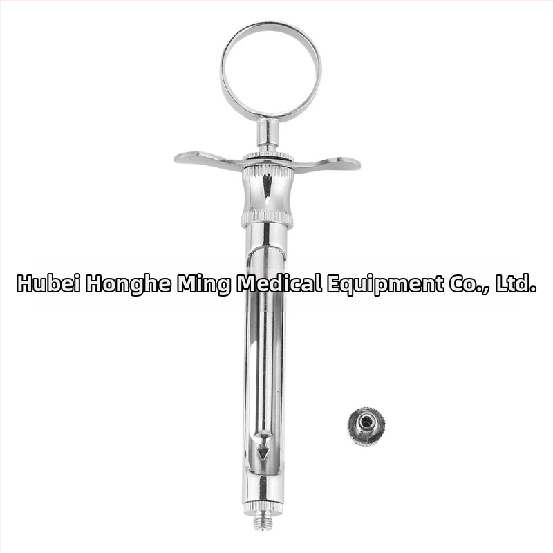 Дентална спринцовка от неръждаема стомана със глава с права кука (Материал: Неръждаема стомана; Тип: пакет за орална хигиена; Многократно използваема: Да; Твърдост: Твърд)