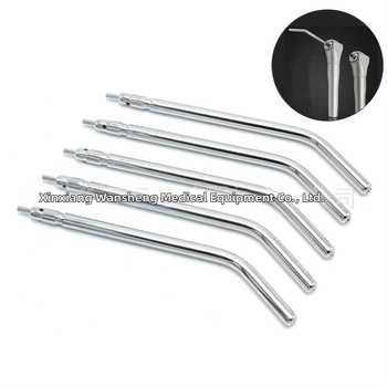 Cap pistolă cu trei utilizări din oțel inoxidabil pentru materiale dentare - pentru adulți (Oțel inoxidabil; cap pistolă cu trei utilizări; materiale dentare; adulți; 500 buc.)