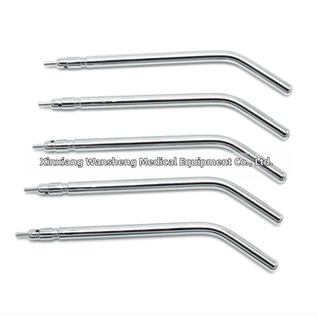 Cap pistolă cu trei utilizări din oțel inoxidabil pentru materiale dentare - pentru adulți (Oțel inoxidabil; cap pistolă cu trei utilizări; materiale dentare; adulți; 500 buc.)