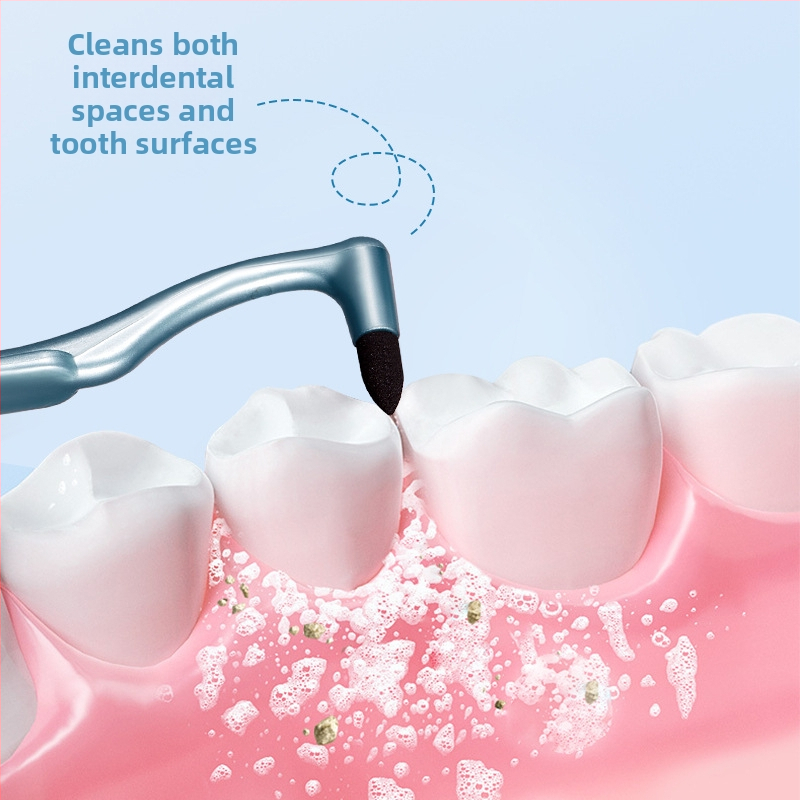 Zubná kefka na čistenie škvŕn s L-tvarovou hlavou pre dospelých (Model G2069, Značka xixi, Ručný)