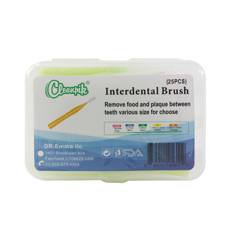 I formos tarpdančių šepetėlis — rankinis, 100 vnt., Cleanpik