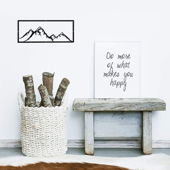 Μεταλλική σιλουέτα τοίχου με περίγραμμα βουνού – διακοσμητικό για οικιακή χρήση, μάρκα Ruilong