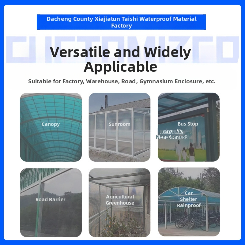 FRP прозрачна осветителна плоча за оранжерия — огнеустойчива, 0.8–3 мм