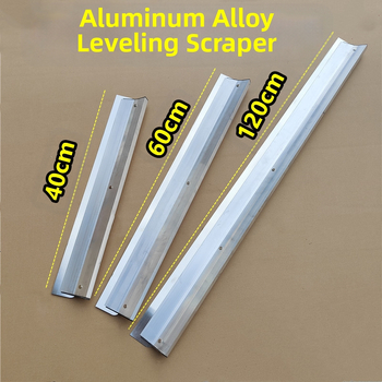 Плоска нивелираща шпатула с плоча от неръждаема стомана и дръжка от стомана | модел 011