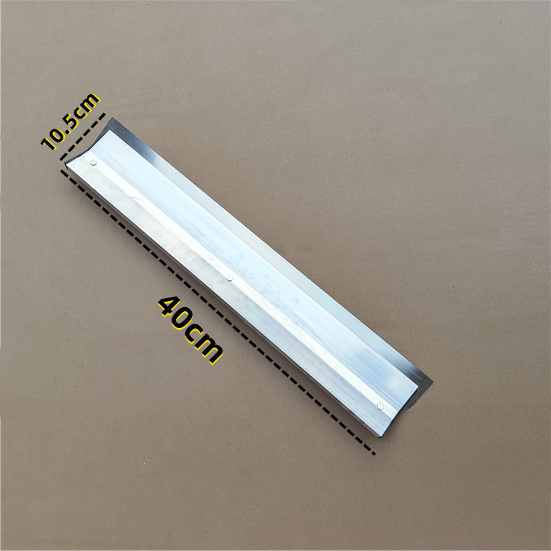 Плоска нивелираща шпатула с плоча от неръждаема стомана и дръжка от стомана | модел 011