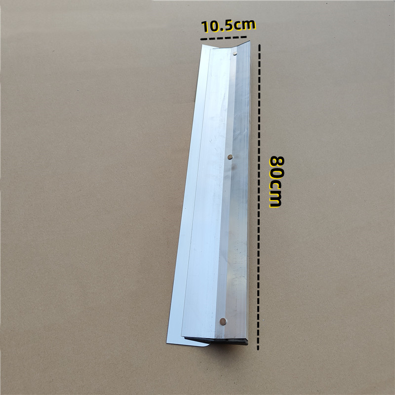 Плоска нивелираща шпатула с плоча от неръждаема стомана и дръжка от стомана | модел 011