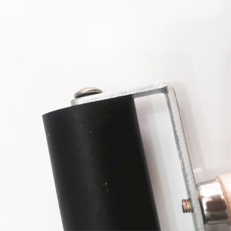 Guminė dažų volelis menui, pradinė versija, spaudos įrankis