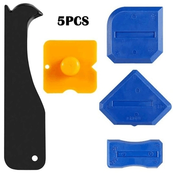 Fast Leopard 5-частен комплект инструменти за довършване на фуги и почистване на силикон в кухня и баня