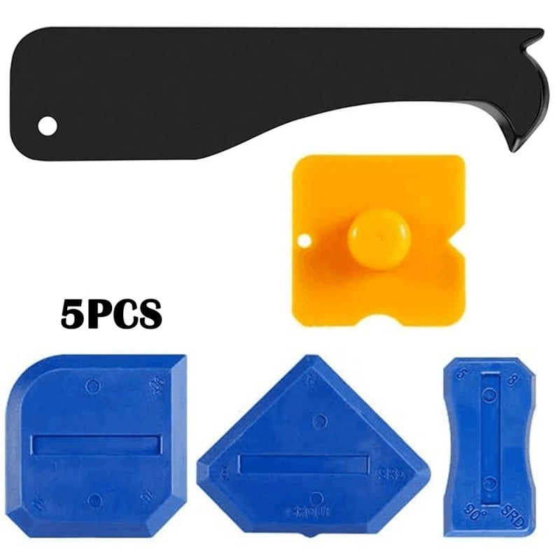 Fast Leopard 5-частен комплект инструменти за довършване на фуги и почистване на силикон в кухня и баня