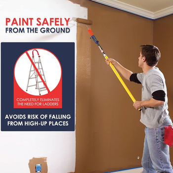 Универсален удължител за бояджийска четка, свързващ прът, пластмасов инструмент; марка: Други; внос: Не