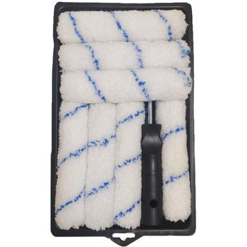 Комплект бояджийски инструменти с барабан от A3 стомана за декорация и боядисване на стени