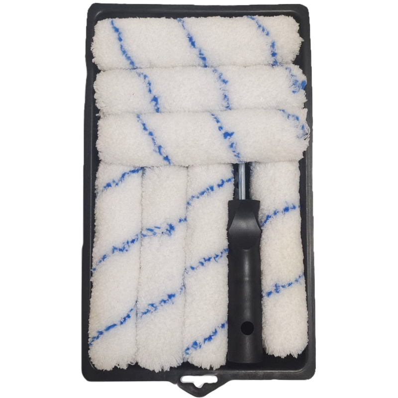 Комплект бояджийски инструменти с барабан от A3 стомана за декорация и боядисване на стени