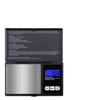 CHANGXIE CX-258 Skaitmeninės juvelyrinių papuošalų svarstyklės, kompaktiškos ir nešiojamos, aukšta tikslumas, matavimo diapazonas 0,05–500 g, maitinimas 2x AAA, skirti papuošalams