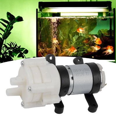 R385 DC диафрагмена помпа, 6-12V, за чайни машини, водно охлаждане на лаптопи и аквариуми