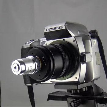 RMS mikroskopinis objektyvas makro fotografijai; filtrų sriegis M37/M82