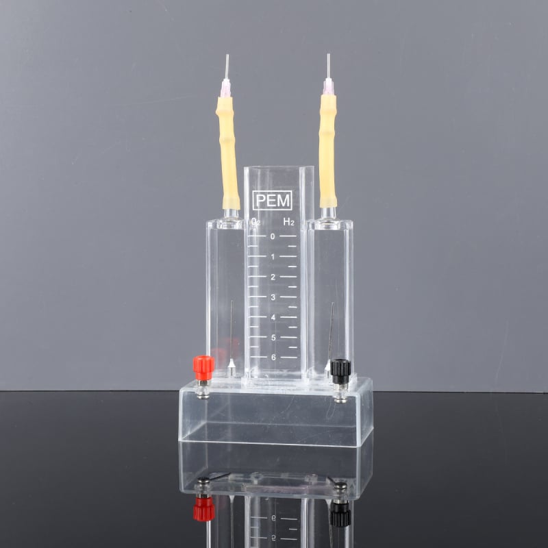 Учебен апарат за воден електролиз – производство на електролизирана вода, пластмасова конструкция