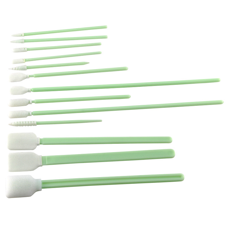 Безпрашни памучни тампончета със спонг глава, електростатично почистване, микрофибър, комплект 960 бр., за електроника и прецизни инструменти