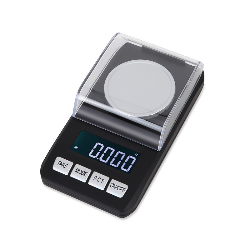 Skaitmeninės papuošalų svarstyklės su 0,001 g tikslumu, svėrimo diapazonas 100 g/0,001 g, modelis 188A, elektroninis matavimo būdas, maitinama baterijomis