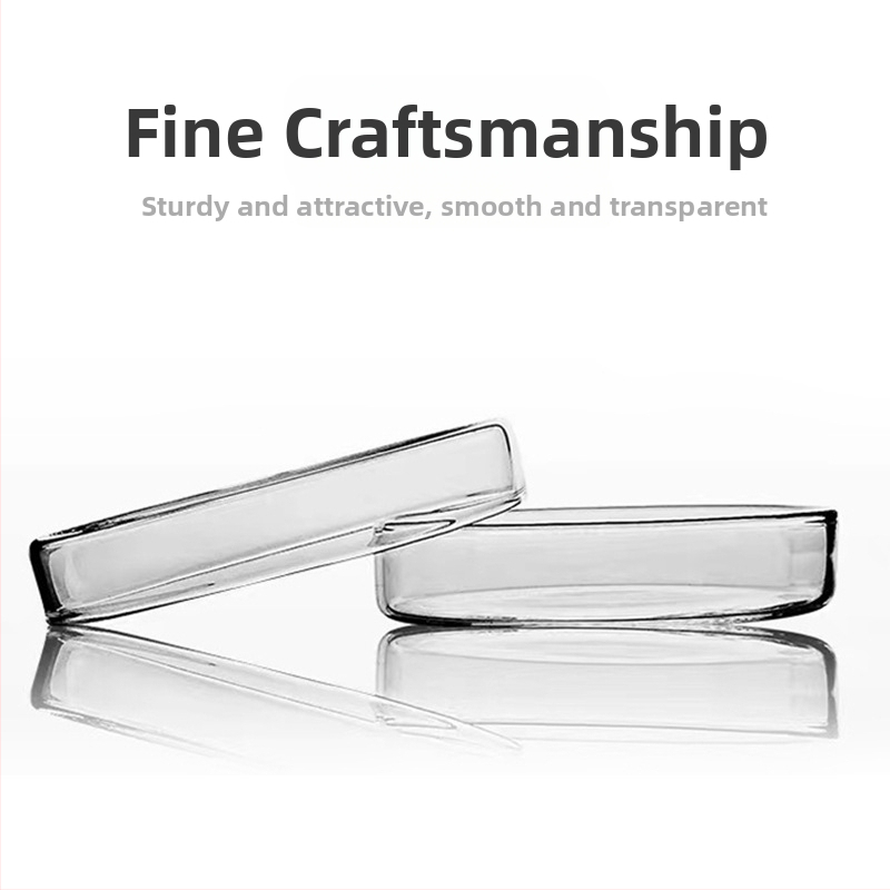 Petri indai iš aukštos borosilikatinio stiklo kultūrai ląstelėms ir bakterijoms — laboratorinės mokomos įrangos, Kangda prekės ženklas