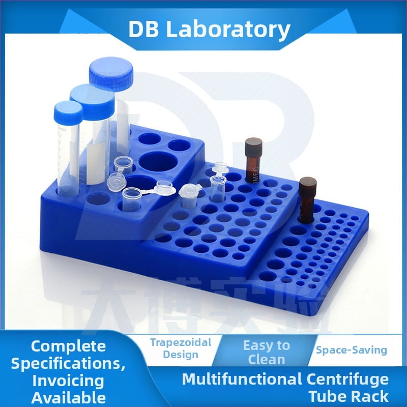 Dabo Žingsninė Centrifugos Vamzelių Laikiklis – Plastikinis laboratorinis laikiklis PCR vamzdelėms, užšaldymo ir kitoms vamzdelėms