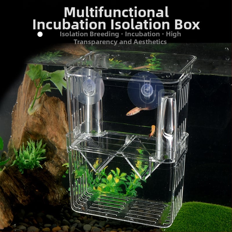 Акрилна инкубационна кутия за аквариумни риби – инкубация и изолация, разнообразни стилове