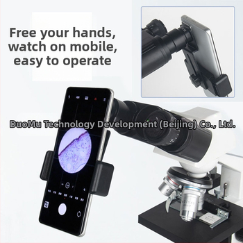 Metalo telefono klipas mikroskopui, 12,5× okuliaras mikroskopinei stebėjimui