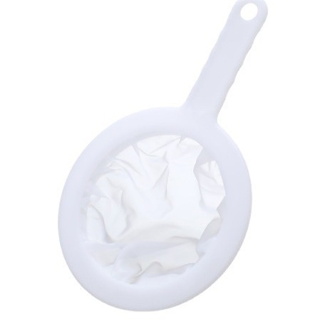 Sojų pieno filtravimo tinklas, ultra plonas sietelis sultims, plastikinis virtuvės sietas su nudegimų apsauga