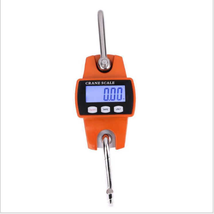 P300 elektroninės pakabos svarstyklės, matavimo diapazonas 100–300 kg, elektroninis matavimo būdas, maitinimas: 3×5 baterijos, ilgas dizainas, įvairiapusė naudojimas