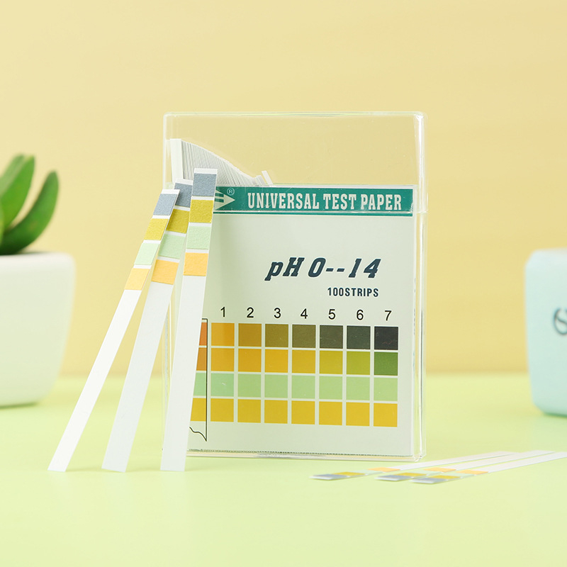 DF vienkartinis pH testerio popierius dėžutėje, 0-14 diapazonas, tikslus pH testavimo popierius