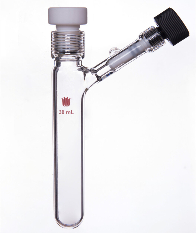 Reakcijska cijev s debelim stijenkama, unutarnji navoj, staklo, Synthware, vrhunski proizvod