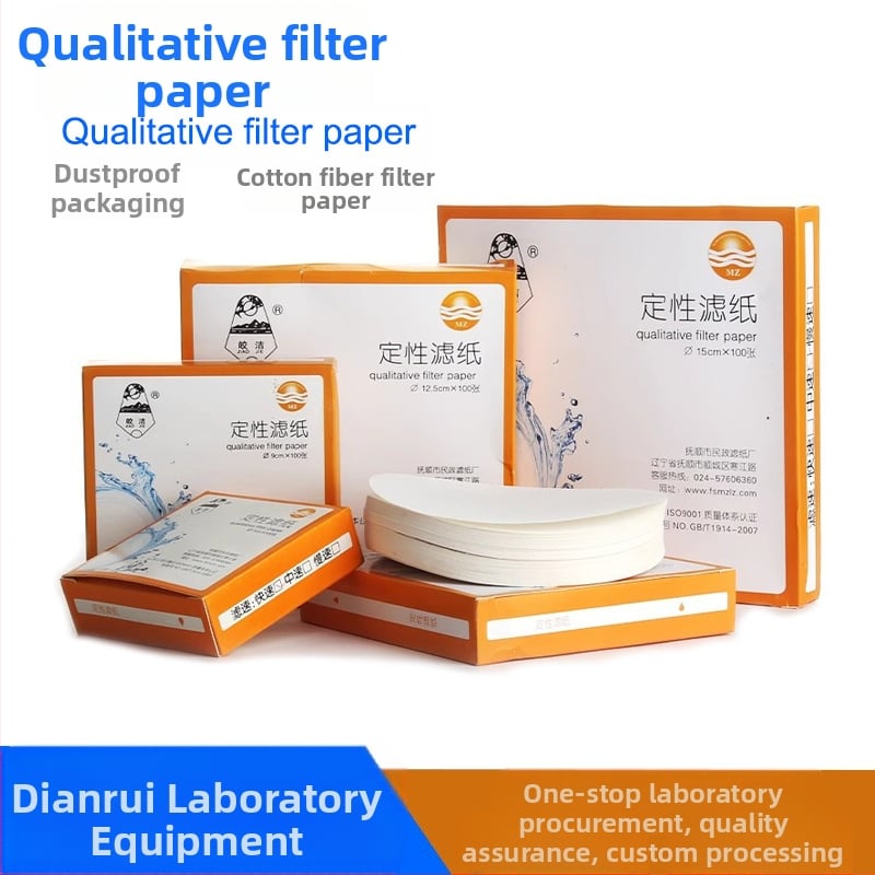 Bright filtravimo popierius, be apdorojimo pritaikymo, 100 lapų pakuotėje, 50 dėžučių kartone, gamintojas: Fushun Civil Affairs Filter Paper Factory