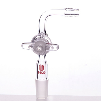 Stakleni 90° spojnik, Synthware, Premium, model A75