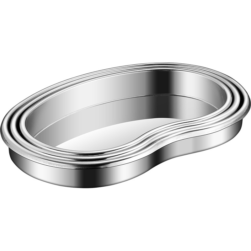 Nerūdijančio plieno diskas, inksto formos, veidrodinis poliravimas, vienos spalvos dizainas, logotipo spausdinimas