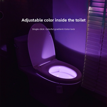 Тоалетна нощна светлина с RGB проекция и звездно изображение, висящ дизайн, сензор за движение, модел F16