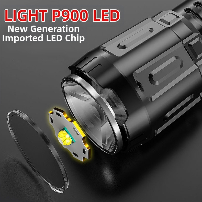 Ръчен фенер HS105 — 3W LED, 3.7V, батерия 14500, 90° лъч