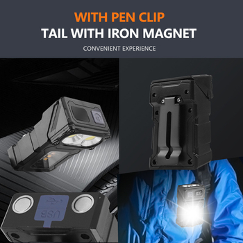 LED μπροστινό φανάρι ποδηλάτου με πολυμερή μπαταρία και ψηφιακή οθόνη ισχύος, 10W, φόρτιση, λειτουργία power bank, εμβέλεια 100–200 μέτρα