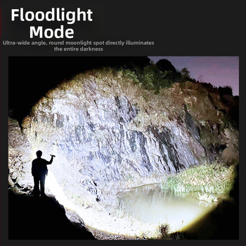 Мини LED фенерче, презареждаемo, компактно, 10W светодиод, 18650 батерия, обхват до 200 м