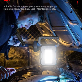 LED COB ръчно фенерче, 10W, ABS корпус, 1200mAh батерия, обхват 100-200 м