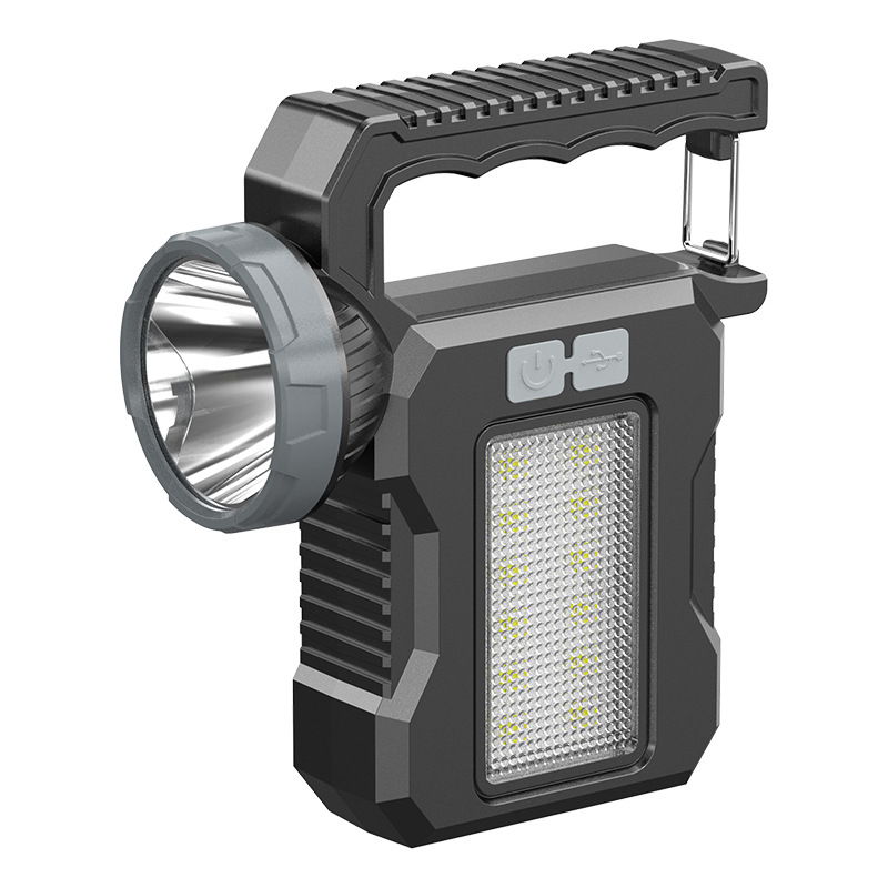 LED COB ručna LED svjetiljka, 10W, ABS kućište, baterija 1200mAh, domet 100-200 m