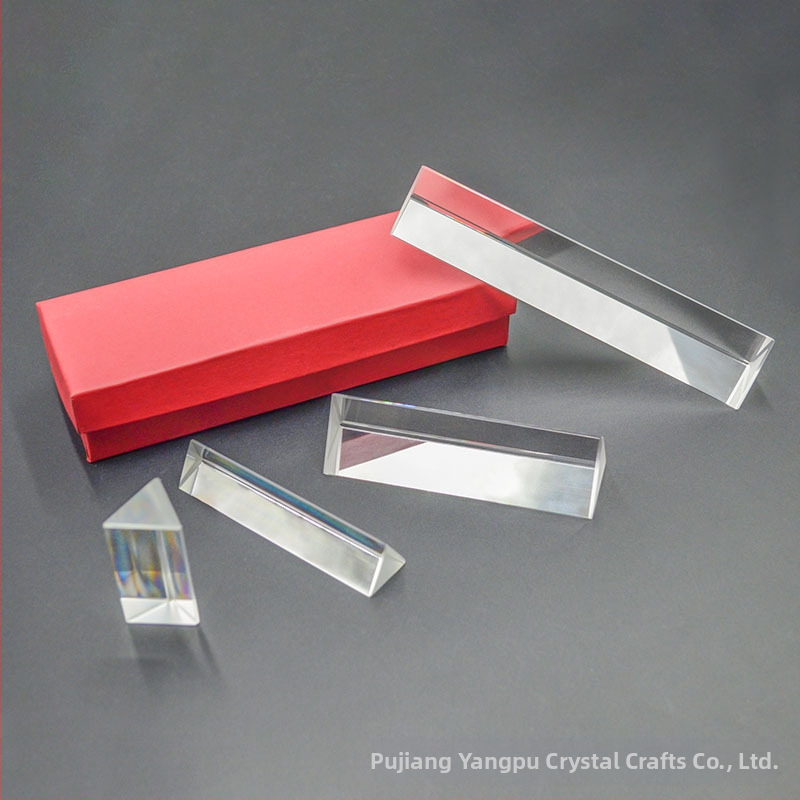 Триъгълна оптична призма от кристално стъкло за фотография и видеозаснемане, Yangpu.