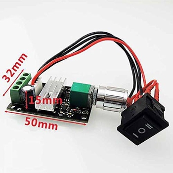 DC motor sebességszabályzó potenciométerrel – Aemedy, 6V–28V, 3A (6V-28V, 3A, potenciométerrel)