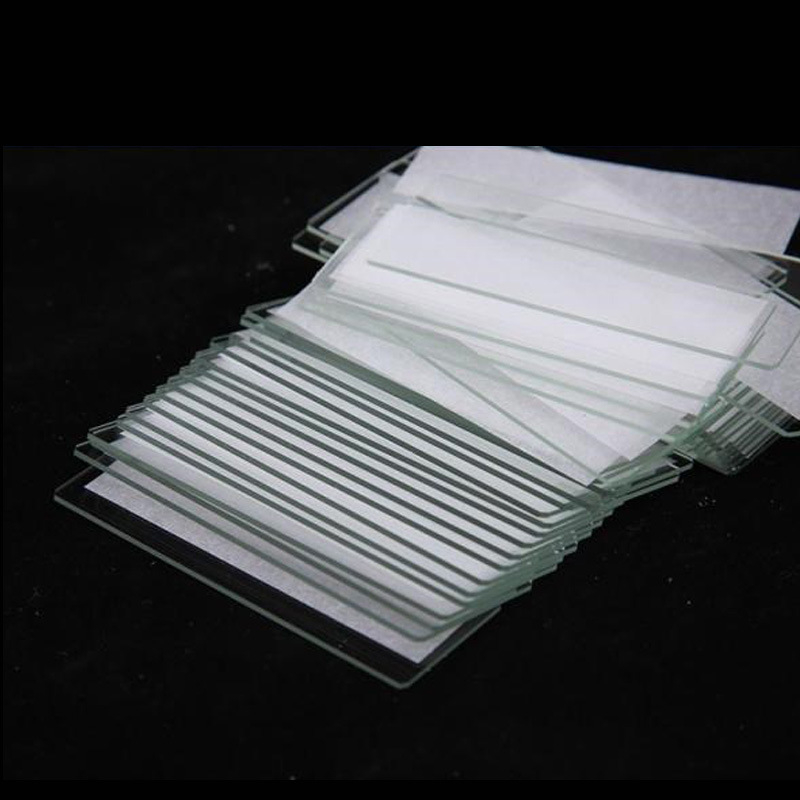 Sailboat mikroskopinės stiklo skaidrės, modeliai 7101/7105, skaidrus arba matinis paviršius – 50 vienetų