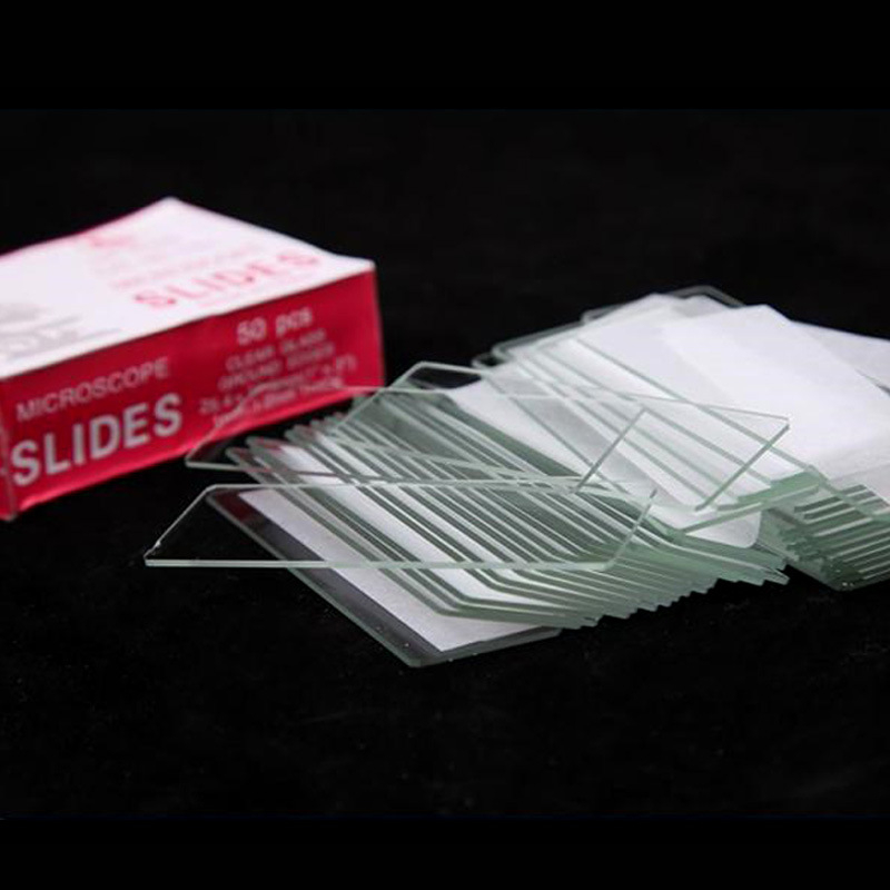 Sailboat mikroskopinės stiklo skaidrės, modeliai 7101/7105, skaidrus arba matinis paviršius – 50 vienetų