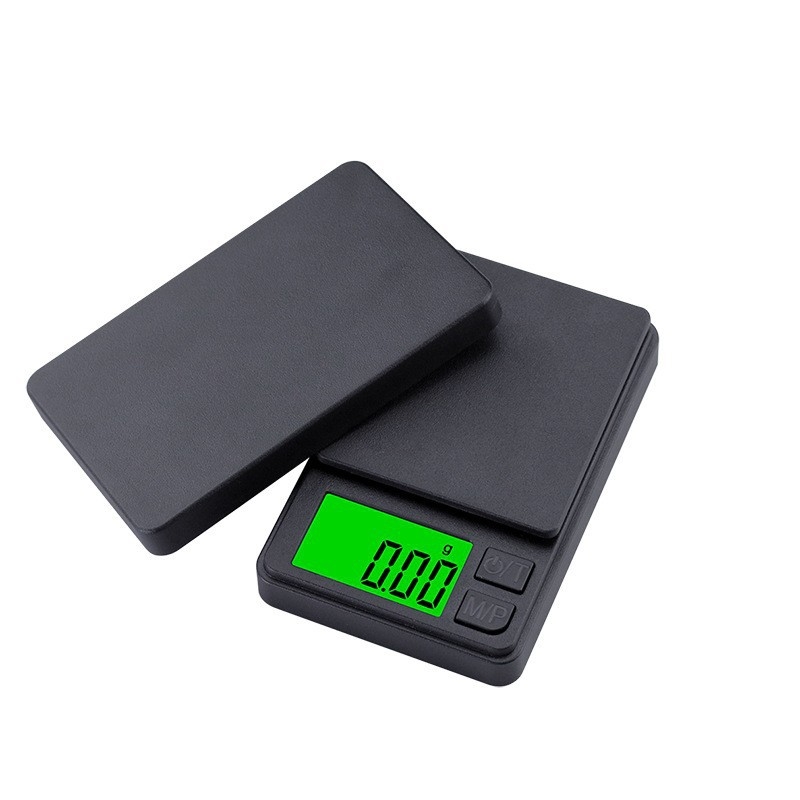 T2 Mini papuošalų svarstykės, 1000g/0.1g, nešiojamos elektroninės svarstyklės papuošalams, maitinamos baterija