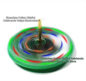 LED комплект за гироскоп DIY – настолни въртящи се светлини, практика по заваряване (алуминиево подложка, двустранна платка, твърда конструкция, съвместим с гироскопи)