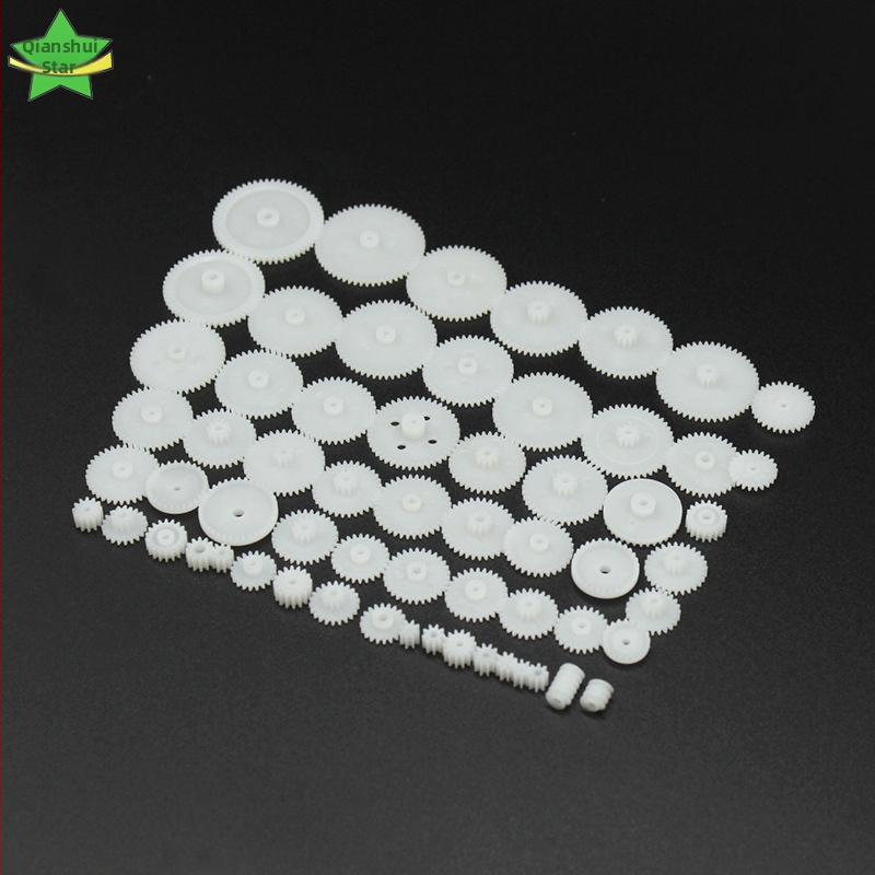 Роботен комплект зъбни колела (58 вида пластмасови зъбни колела за DIY редуктор)