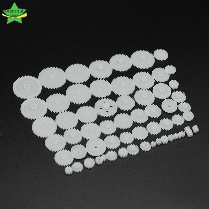 Роботен комплект зъбни колела (58 вида пластмасови зъбни колела за DIY редуктор)