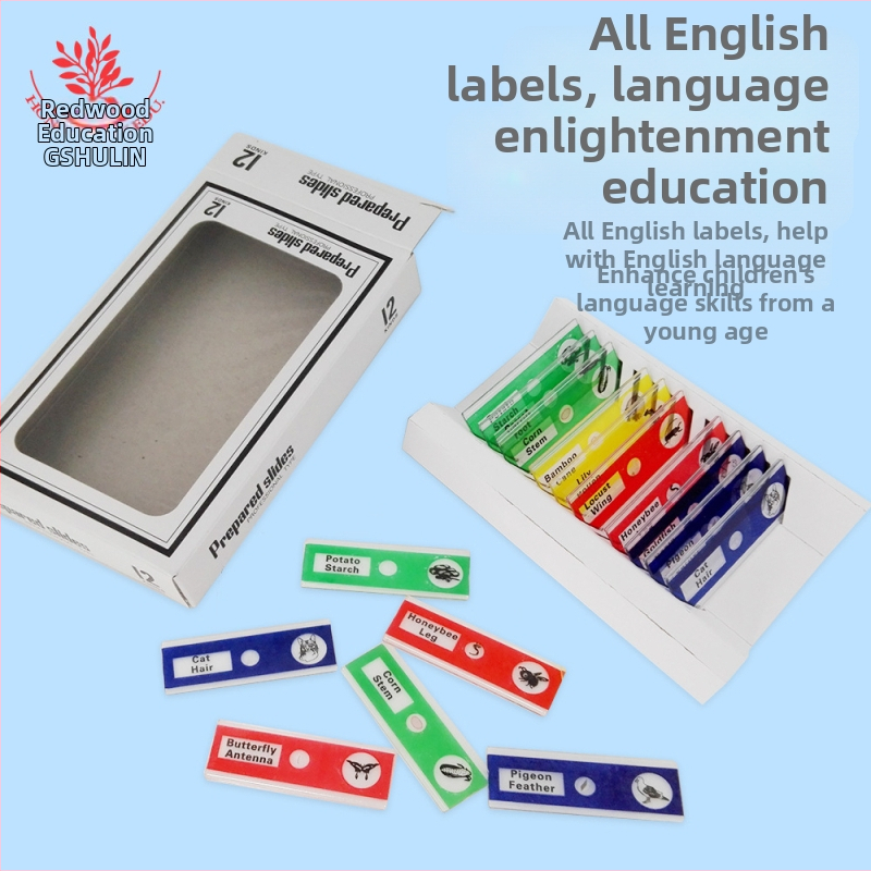 Mangrove PVC биологични образци, набор от 12 за микроскопски слайдове, материал PVC, спецификации 48